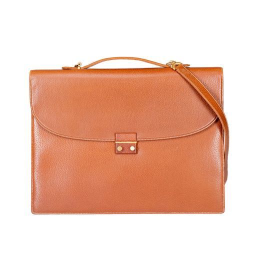 Gucci Gucci Briefcase Leather Brown